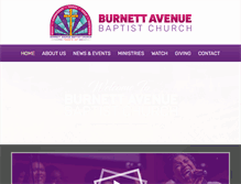 Tablet Screenshot of burnettavebapt.com